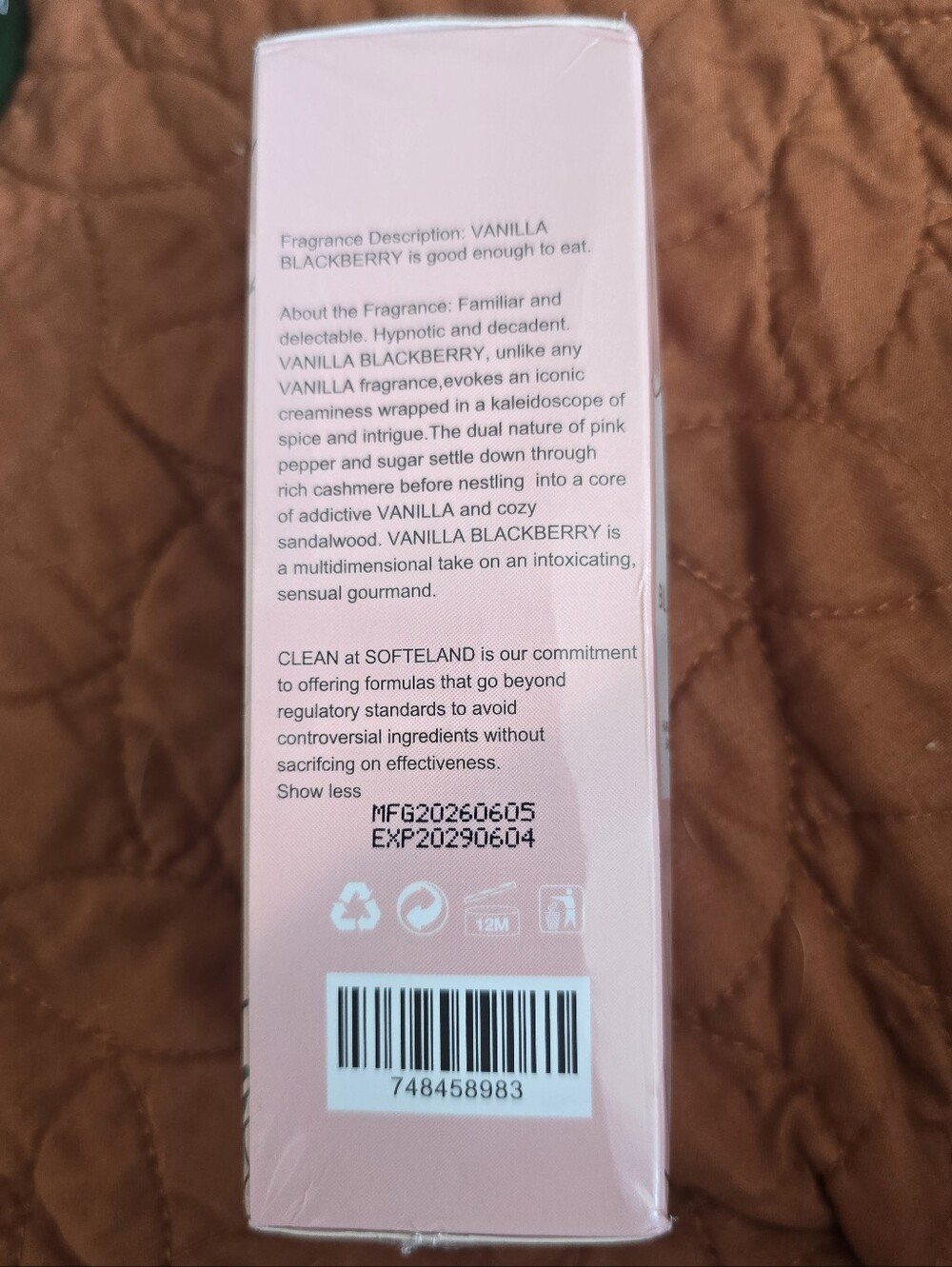 Phlur Vanilla Blackberry 3 oz Fragrance Spray - Picture 3 of 3